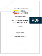 EVALUACIÓN DE POSTURA GUIA PRÁCTICA N 19 - PDF Descargar Libre
