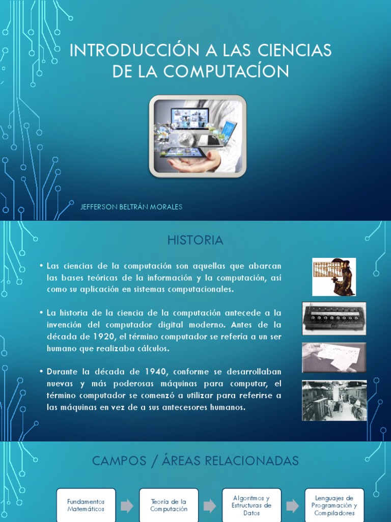 Introduccion A Las Ciencias de La Computacion | PDF | Ciencias de la ...