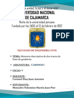 Universidad Nacional de Cajamarca: "Año de La Unidad, La Paz y El Desarrollo"