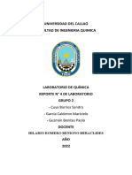 Universidad Del Callao Facultad de Ingenieria Quimica: Hilario Romero Benigno Heraclides