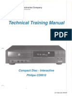 PHILIPS CDI910 (Compact Disc Interactive Player) Technical Training Manual