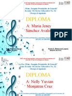 Diploma: A: Maria Jeney Sánchez Avalos