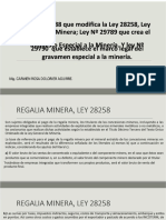 Impue Impuest Sto Espe o Especial A La M Cial A La Minerí Inería. A. Y Ley N Y Ley Nºº Gravamen Especial A La Minería. Gravamen Especial A La Minería