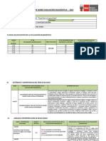 Evaluación diagnóstica de inglés en primaria