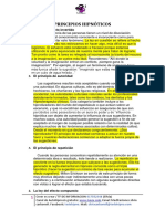 Principios Hipnóticos: 1. La Ley Del Efecto Invertido