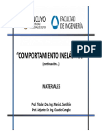 "Comportamiento Inelástico": Materiales