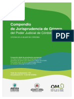 Compendio de Jurisprudencia de Género: Del Poder Judicial de Córdoba