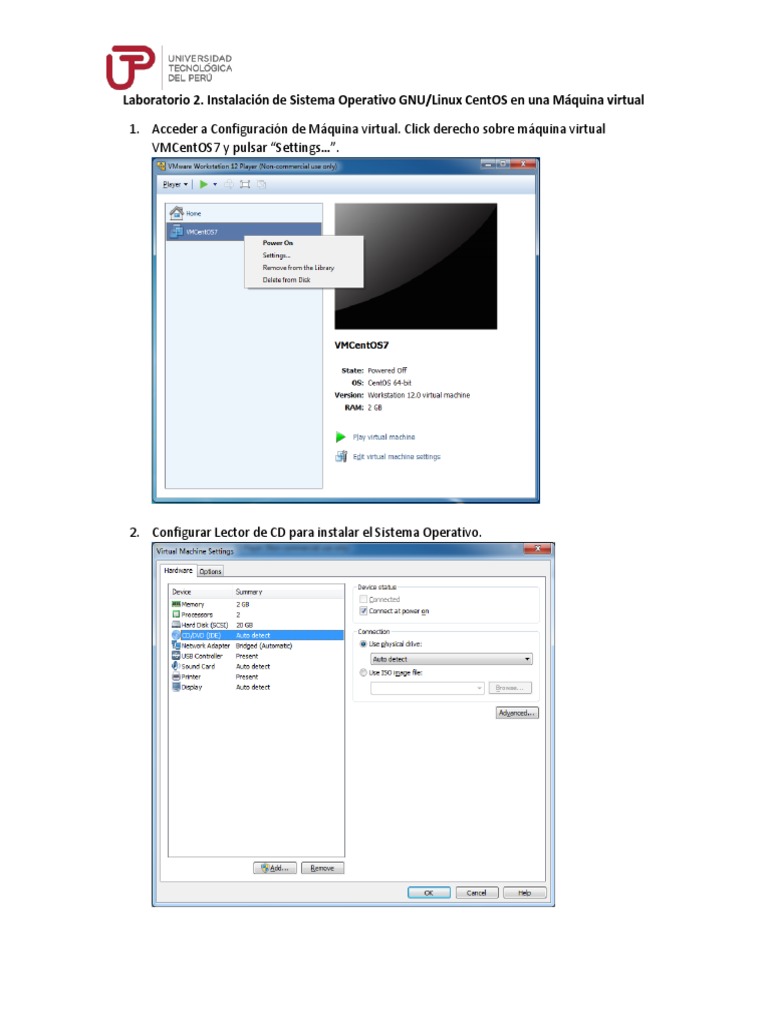Instalar CentOS 7 en Máquina Virtual | PDF