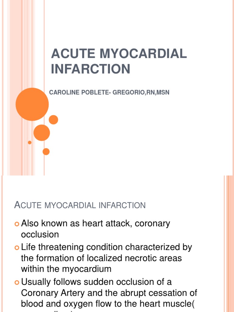 Understanding Acute Myocardial Infarction | PDF | Cardiac Arrhythmia ...