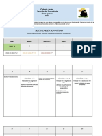 Calendario de Actividades Sumativas 2023 Undécimo (11°)