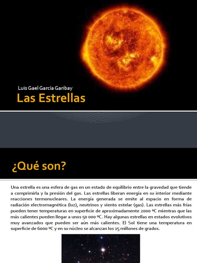 Vida y evolución de las estrellas | PDF | Estrellas | Fenomeno fisico