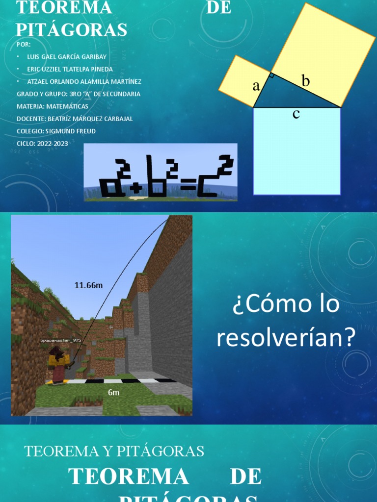 Teorema de Pitágoras | PDF