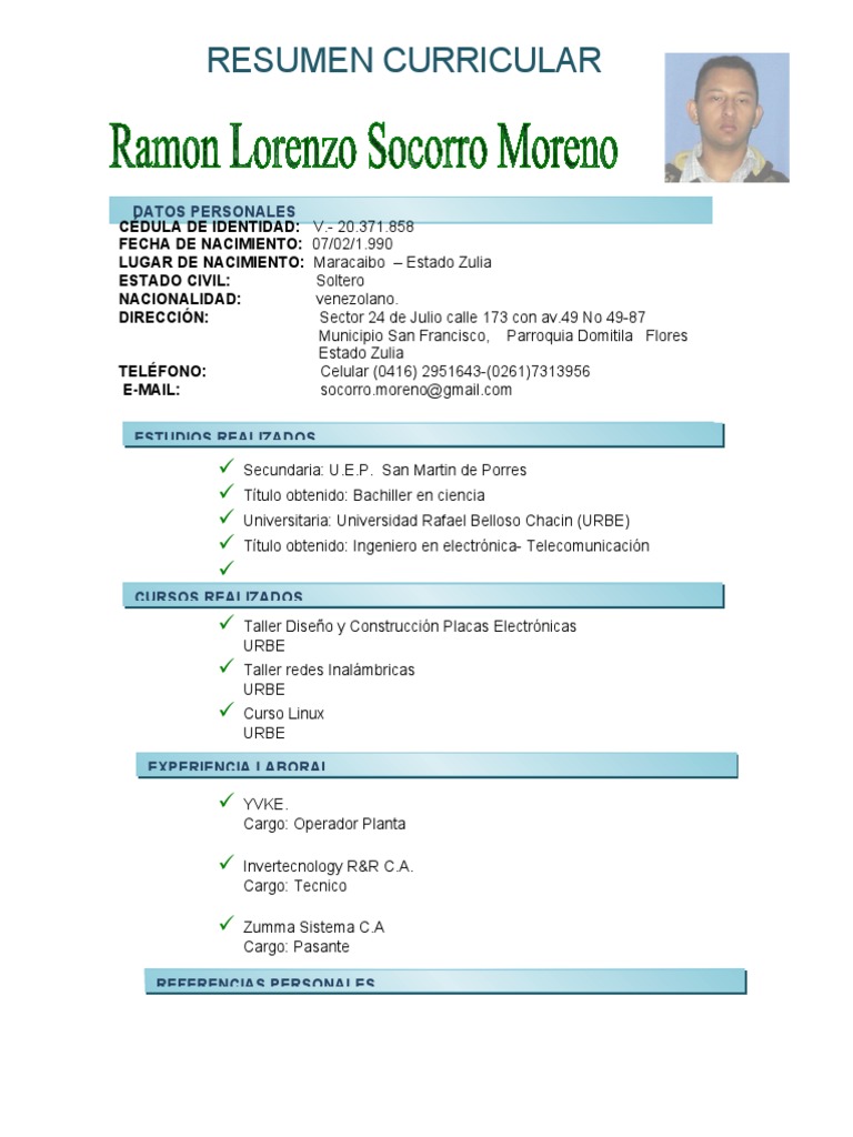 Resumen Curricular Ramon PDF - 1713870868