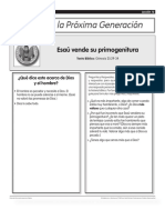 Cuente A La Próxima Generación: Esaú Vende Su Primogenitura