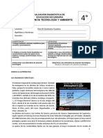 Ciencia Tecnología Y Ambiente: Evaluación Diagnóstica de Educación Secundaria