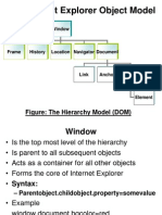 The Internet Explorer Object Model