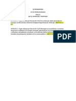 Ley municipalidades Guatemala