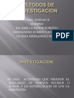 METODOS DE INVESTIGACION