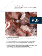 Main Ingredients That Make Up Stocks
