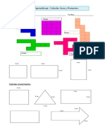 Guía de Aprendizaje: Calcular Área y Perímetro: Nombre: - Fecha