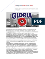 Gloria Lechera Perú: Empresa Del
