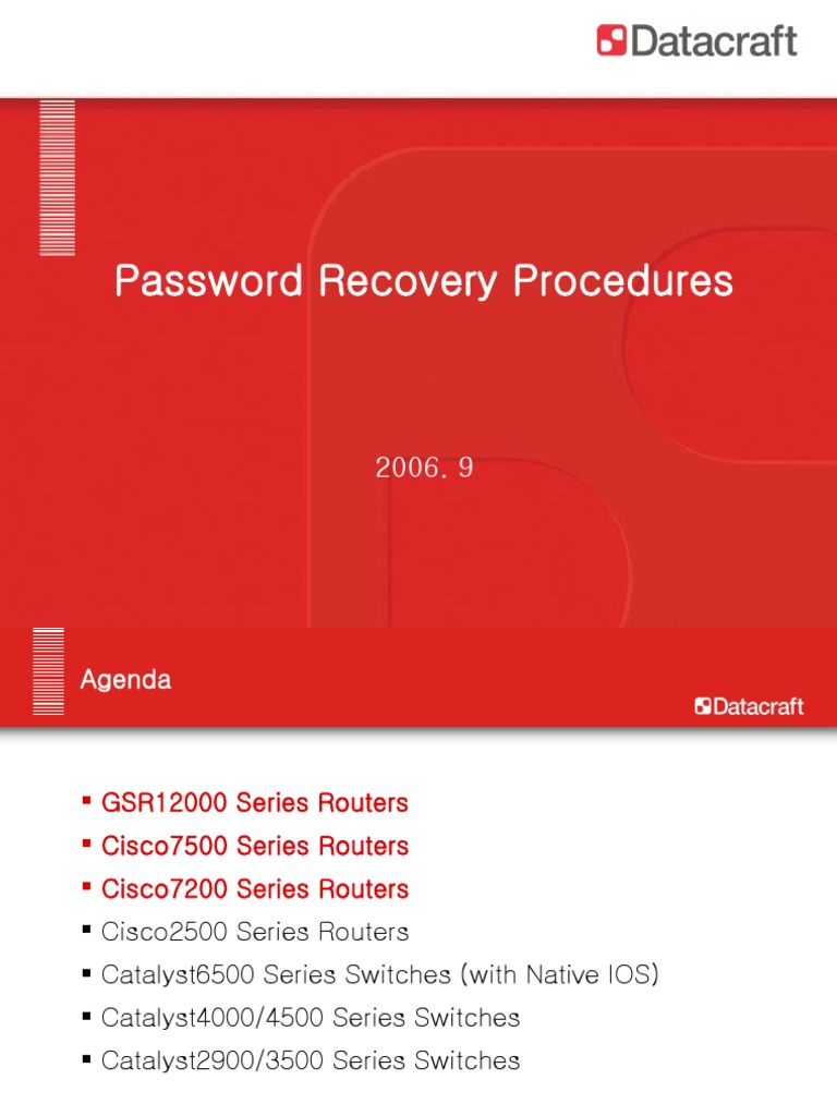 Password Recovery Procedures PDF