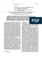 Detection of Pediococcus Spp. in Brewing Yeast by A Rapid Immunoassay