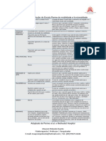 Figura 2: - Tradução Da Escala Perme de Mobilidade e Funcionalidade