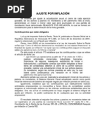 AJUSTE POR INFLACIÓN