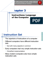 Instructions: Language of The Computer: The Hardware/Software Interface 5