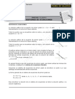 Sistemas de Ecuaciones: Matemáticas - Programa Tercero Material: MT-23