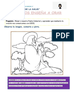 JESÚS NOS ENSEÑA A ORAR - RELIG. Del 26 Al 30 de Abril