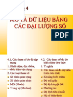 Ch ư¬ng 4: Mô Tả Dữ Liệu Bằng Các Đại Lượng Số