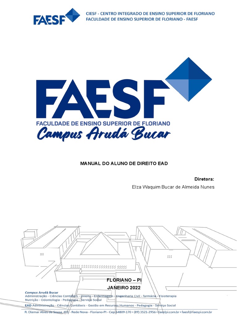 Manual do Aluno de Direito EAD: Orientações sobre o Curso de ...