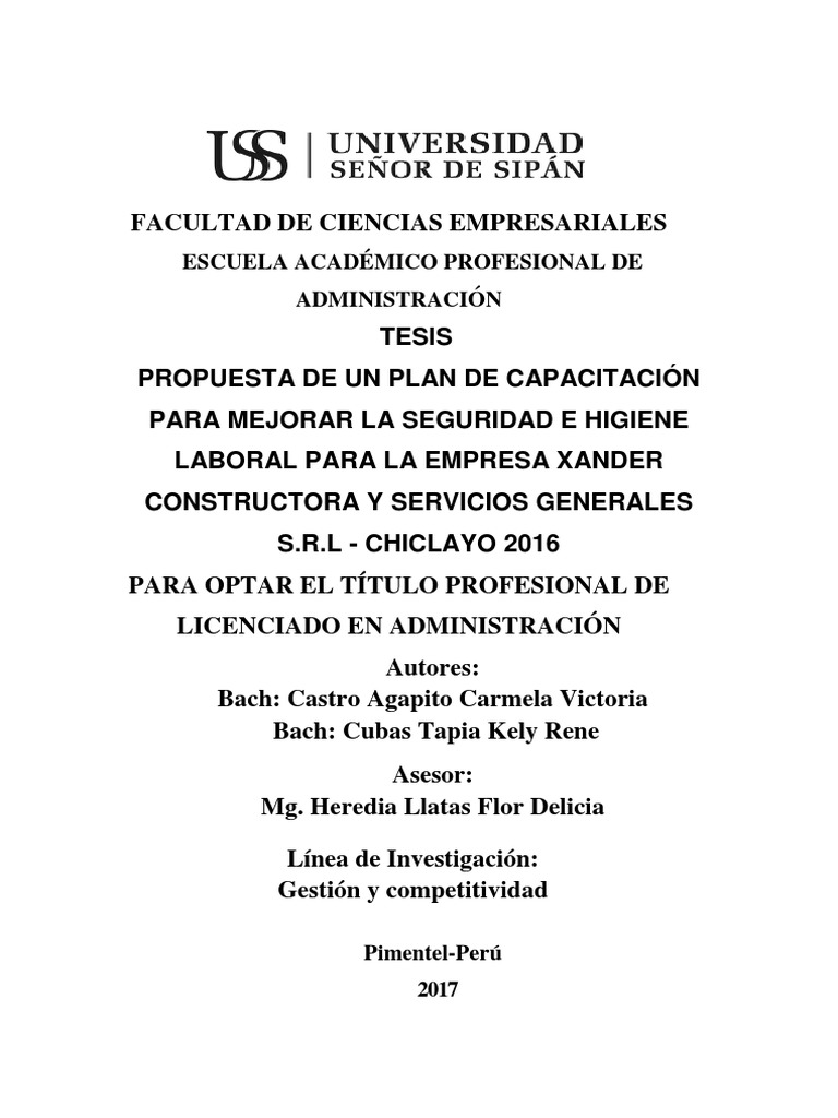 Castro Agapito Cubas Tapia Descargar gratis PDF Seguridad y salud