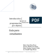 Introducción a la programación por objetos EIF 200