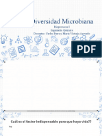 Diversidad Microbiana: Bioprocesos I Ingeniería Química Docentes: Carlos Parra y María Victoria Acevedo