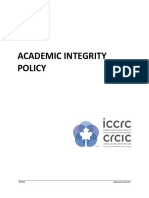 Academic Integrity Policy