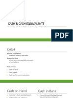 1 Cash and Cash Equivalents