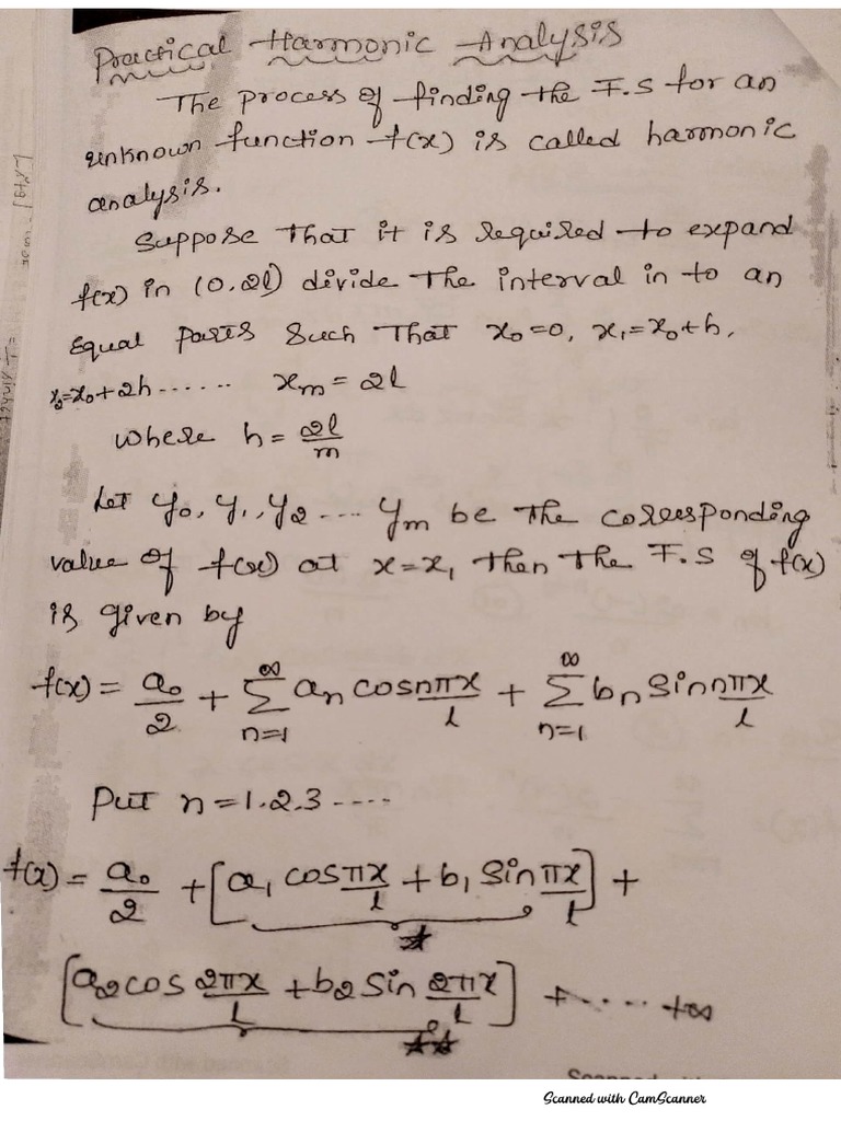 Harmonic Analysis PDF