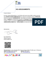 Certificado de No Adeudamiento: Adrecointelcobro S.A. - Intelcobro en El Mes de Julio 2021