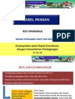 Materi Presentasi Deputi III BPOM Mengenai Label Pangan