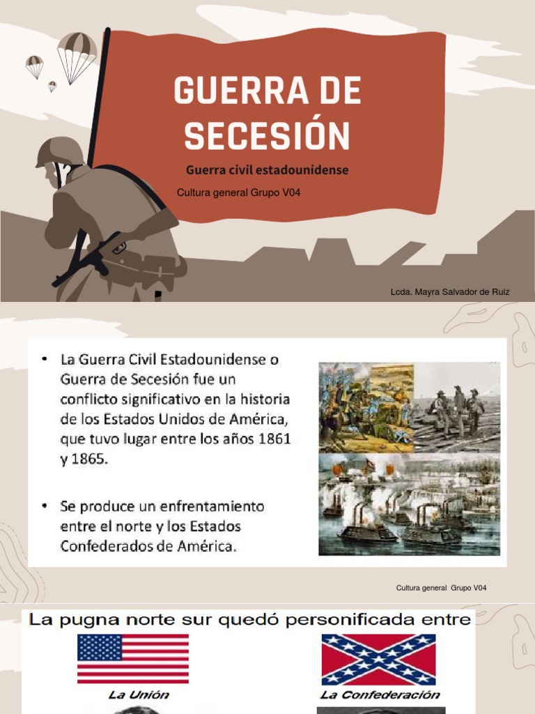 Guerra de Secesión | PDF | Ciencias sociales