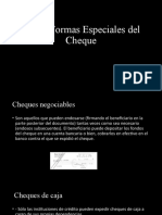 De Las Formas Especiales Del Cheque