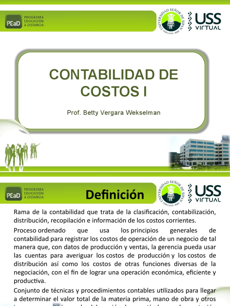 Introducción A La Contabilidad de Costos | PDF | Contabilidad | Costo