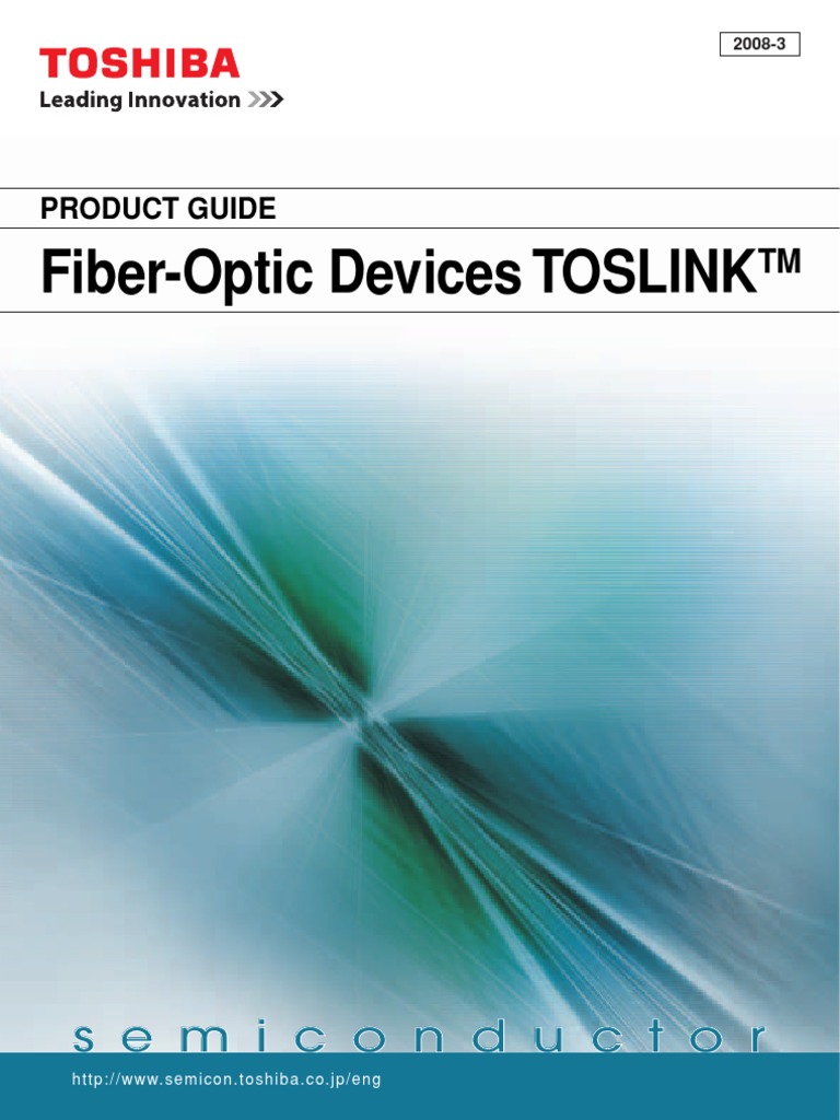 FiberOptic Devices Toslink PDF