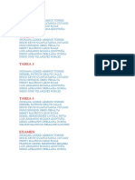 Lista de estudiantes y tareas