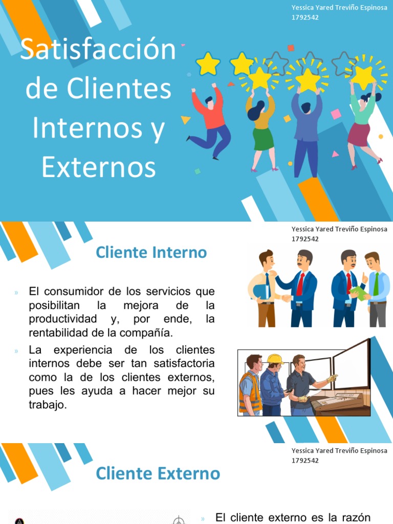 Satisfacción de Clientes Internos y Externos | PDF | Calidad (comercial ...