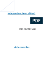 Edad Contemporánea - Independencia Del Perú 2018