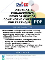 Contingency Plan of Earthquake